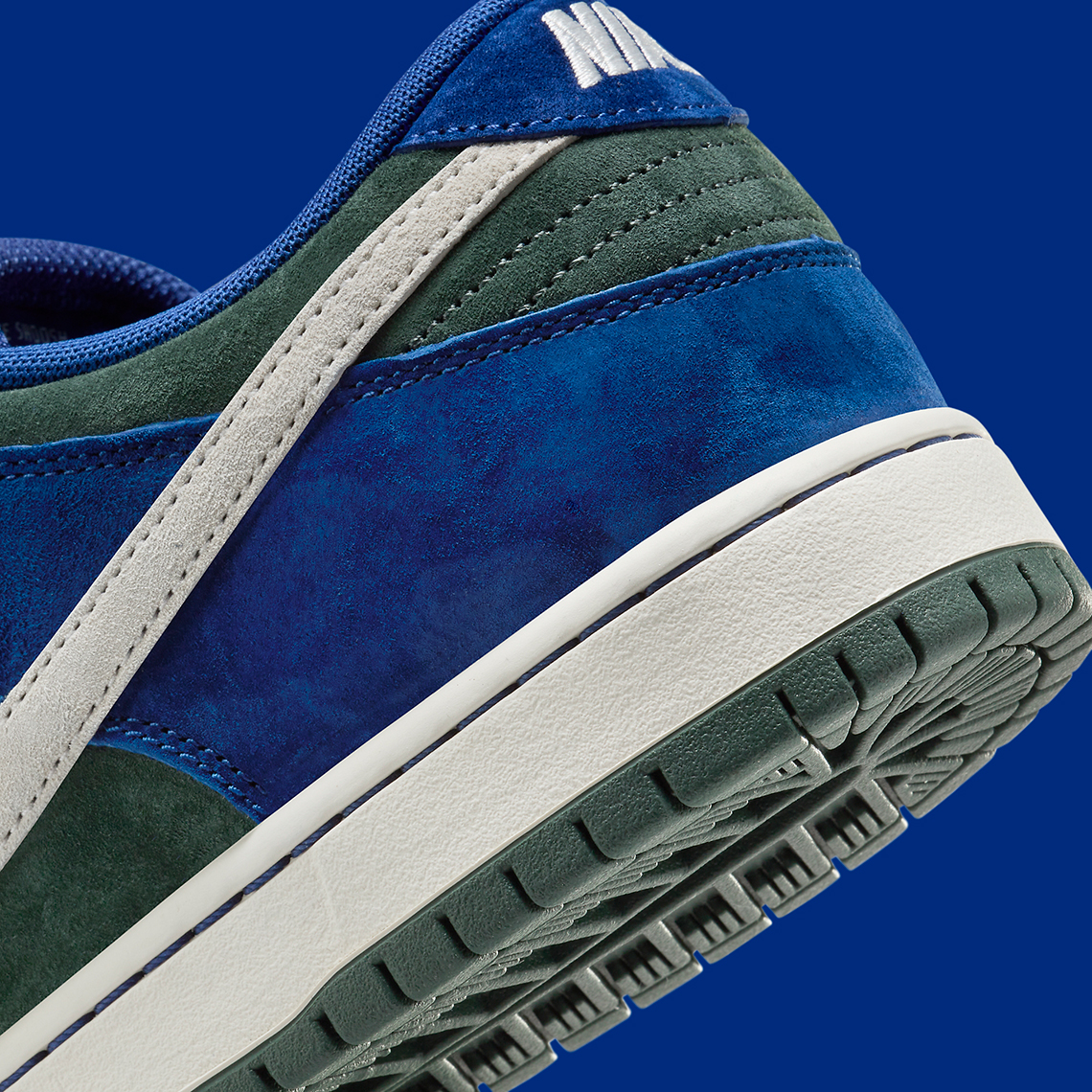 Nike Sb Dunk Low Royal Blue Green Suede 7