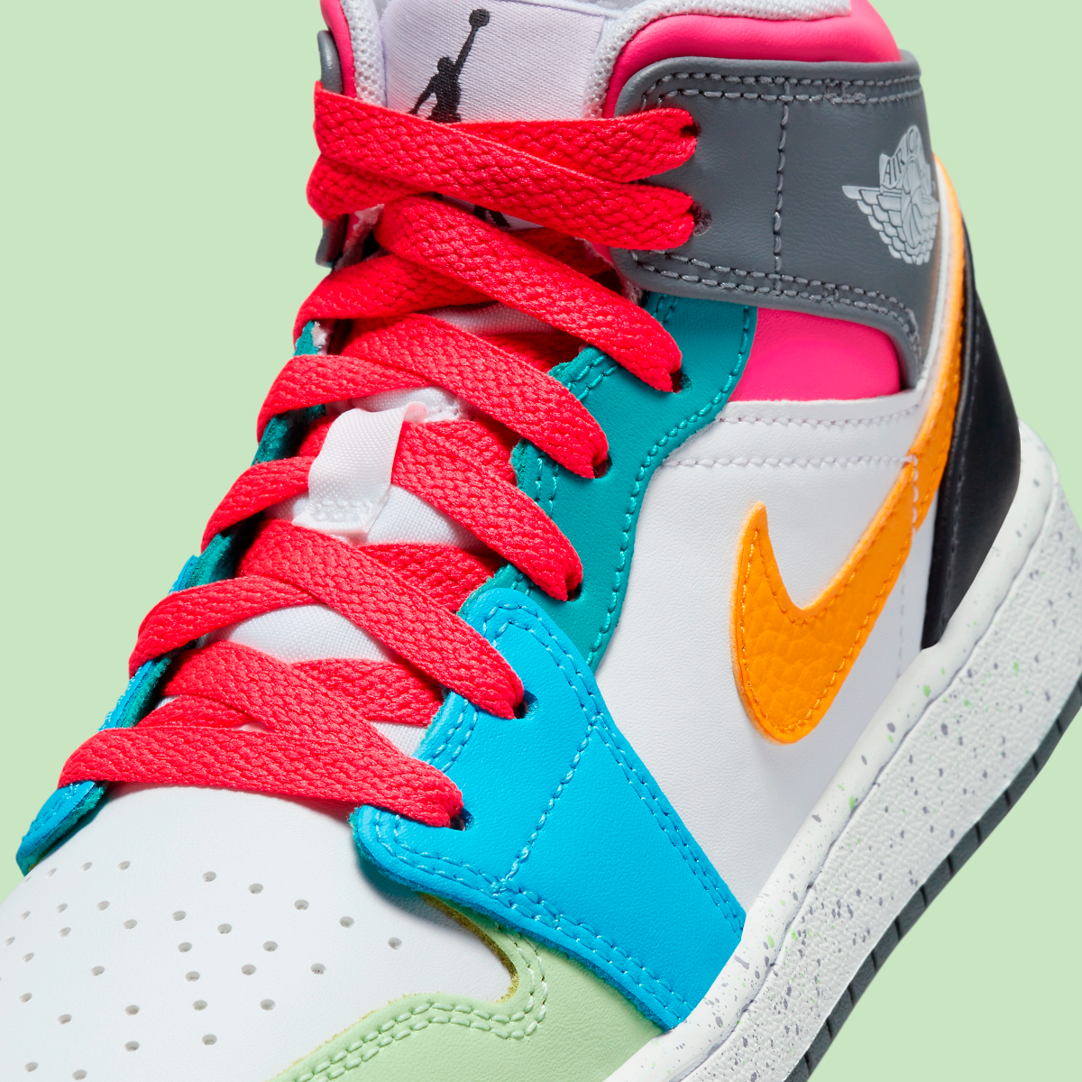 Kids Air Jordan 1 Mid Multicolor Fn1190 100 8