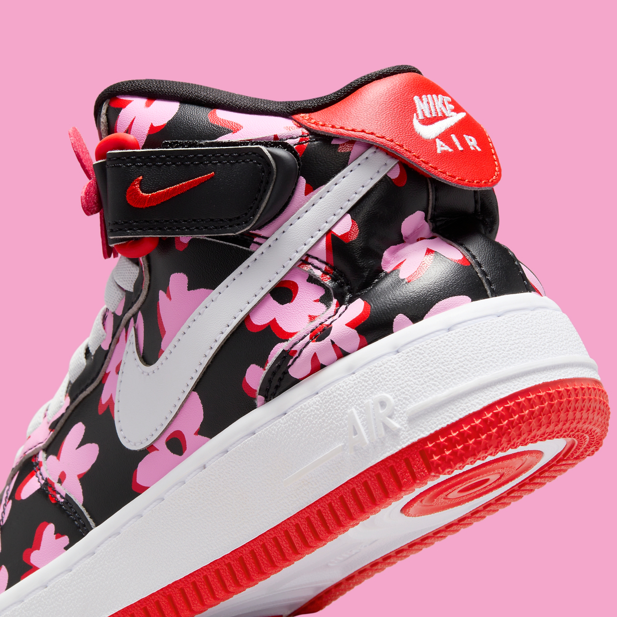 Kids Nike Air Force 1 Mid Flowers 2024 2