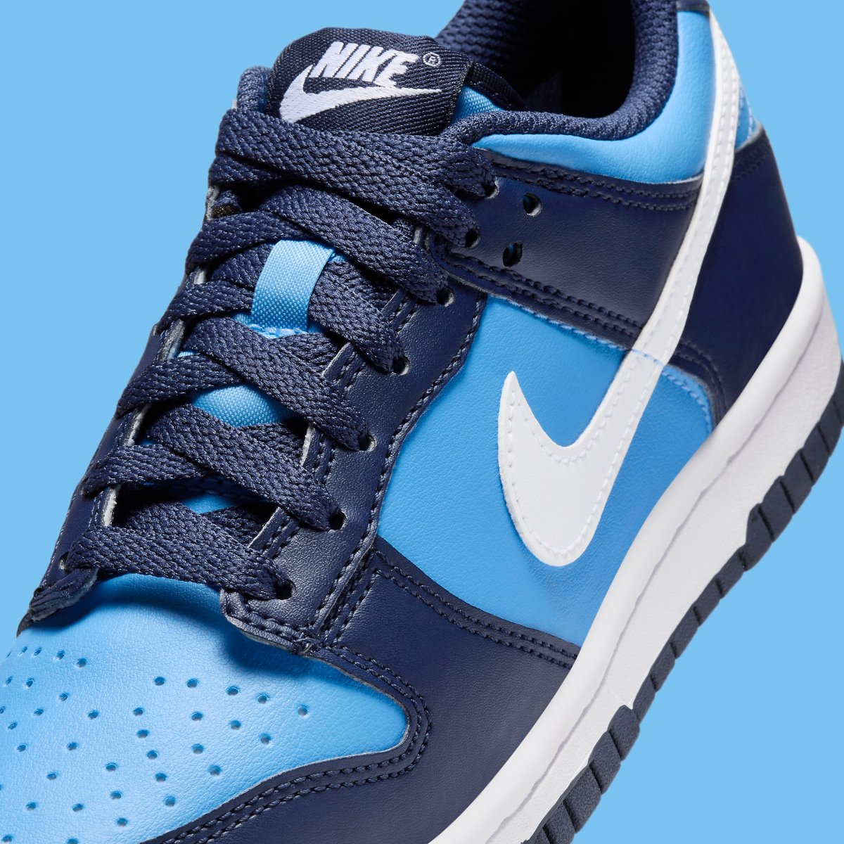 Kids Nike Dunk Low Blue Navy Hf0031 400 6