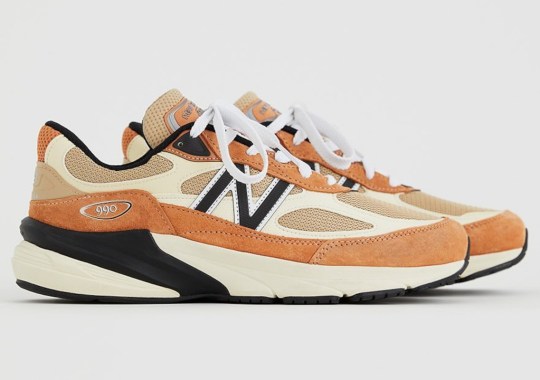 New Balance’s 990v6 Gets A “Sepia/Orange” Makeover