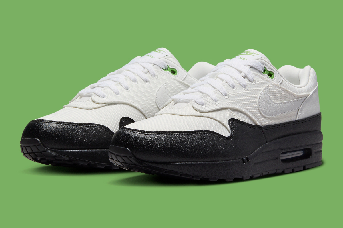 Nike Air Max 1 White Black Chlorophyll 2024 6