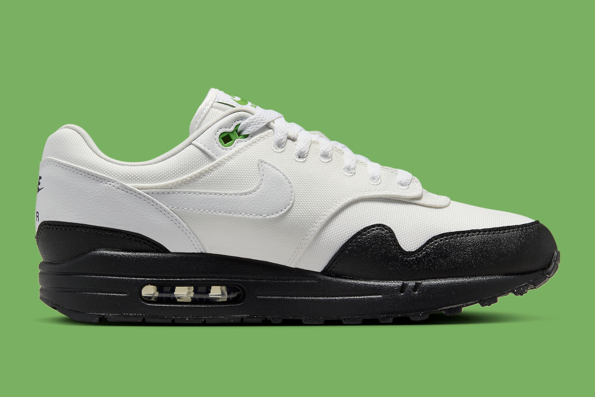 Nike Air Max 1 White Black Chlorophyll 2024 7