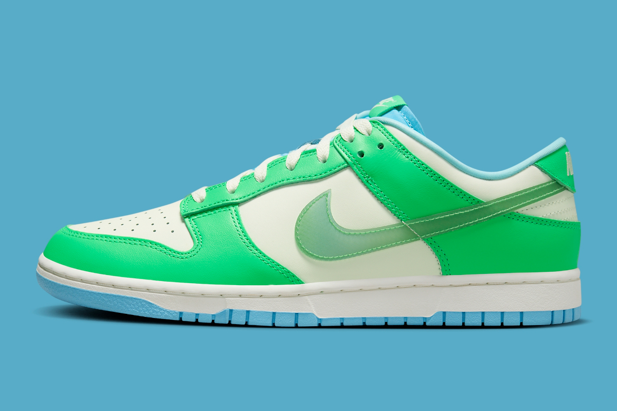 Nike Dunk Low Sail Green Shock Fz4015 399 2