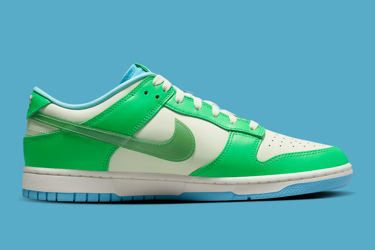 Nike Dunk Low Sail Green Shock Fz4015 399 4