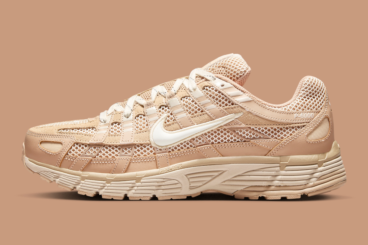 The Nike P-6000 Dresses Up In A Seasonal "Hemp/Sanddrift" Combination