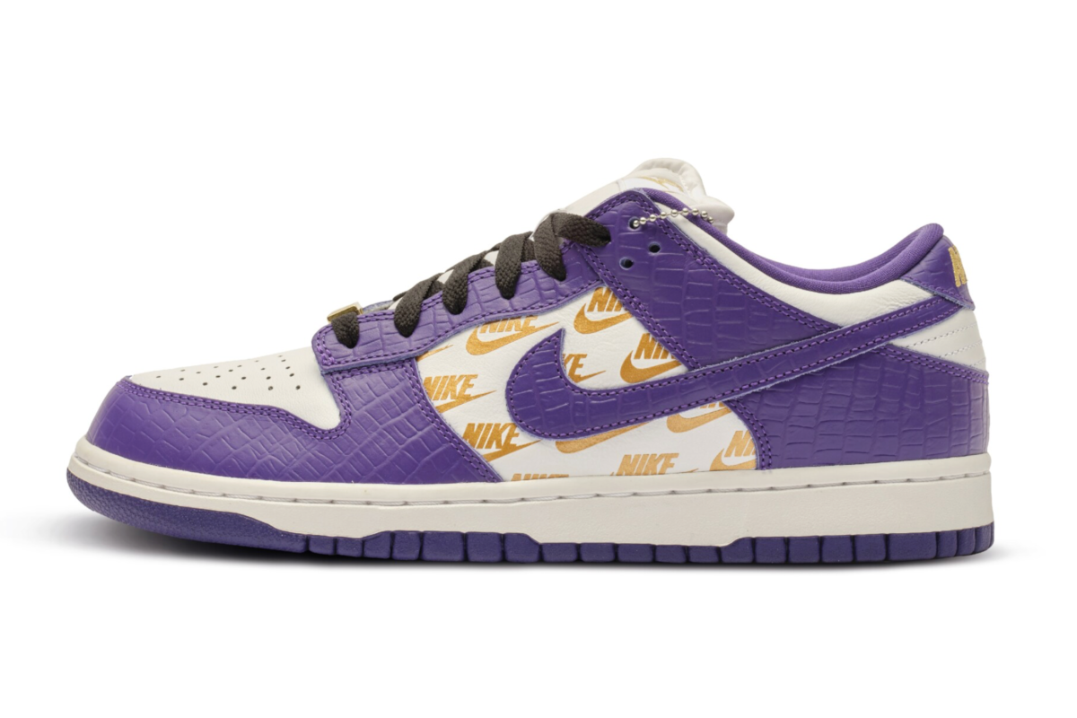 Sothebys Auction Supreme Purple Nike Sb Dunk Low Sample 4