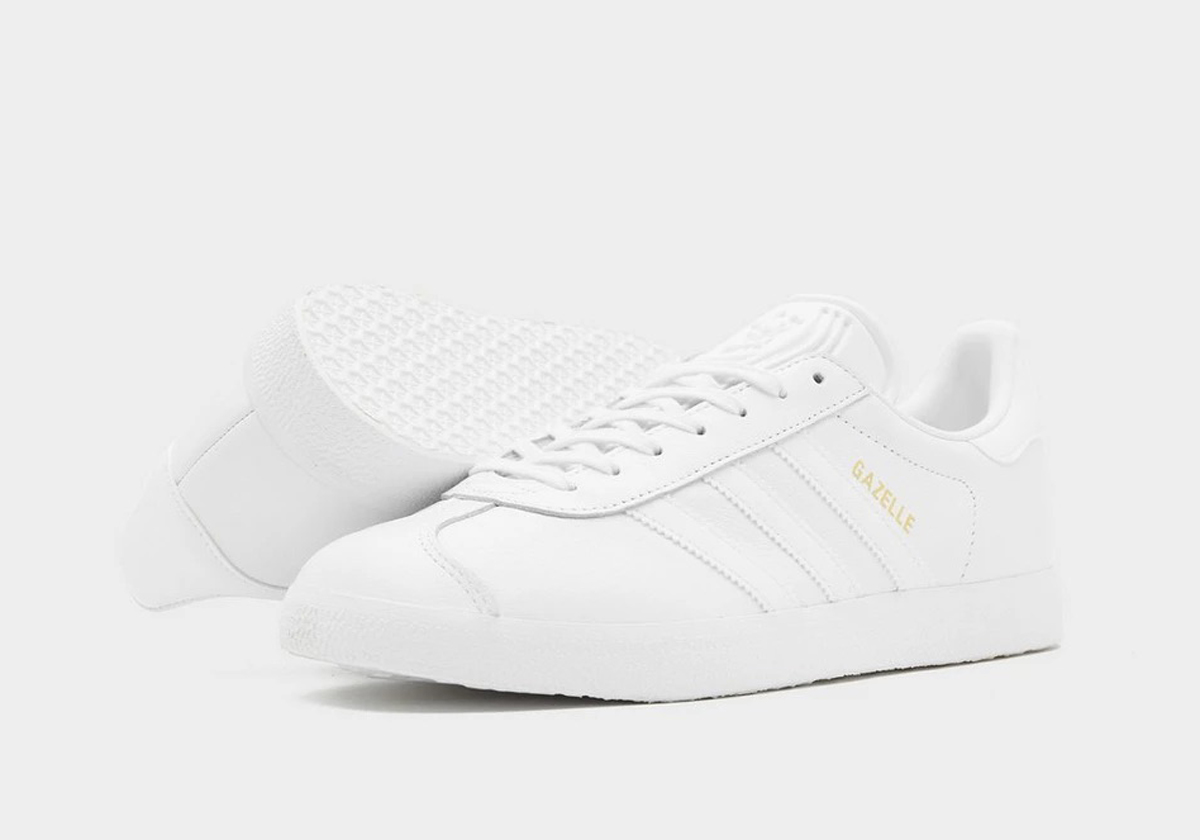 Adidas Gazelle Cloud White Gold Metallic Bb5498 3