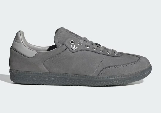 A Stripe-less adidas Samba Appears In Clad Grey Tones