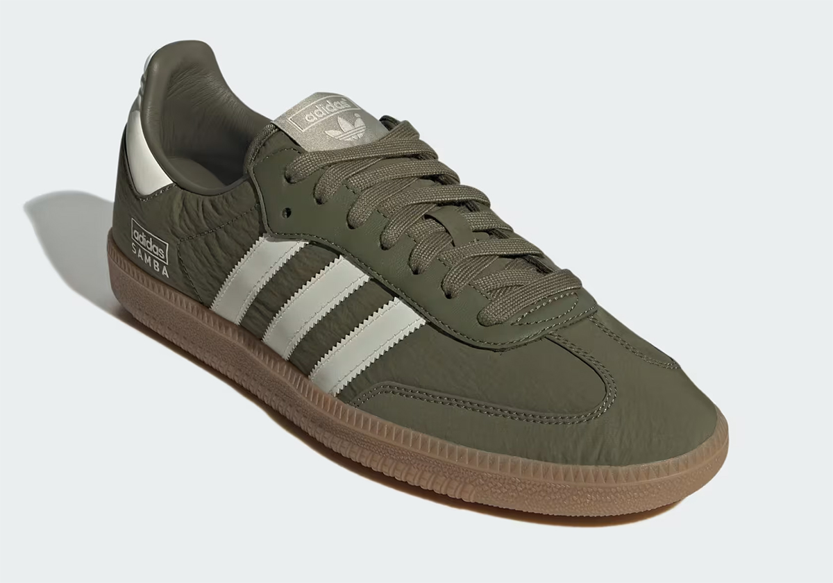 Adidas Samba Og Focus Olive Nylon Ie3440 3