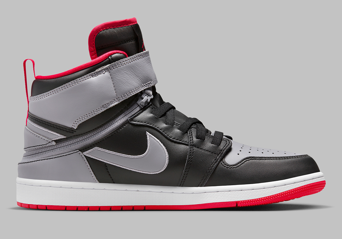 Air Jordan 1 Flyease Black Grey Red Cq3835 010 1