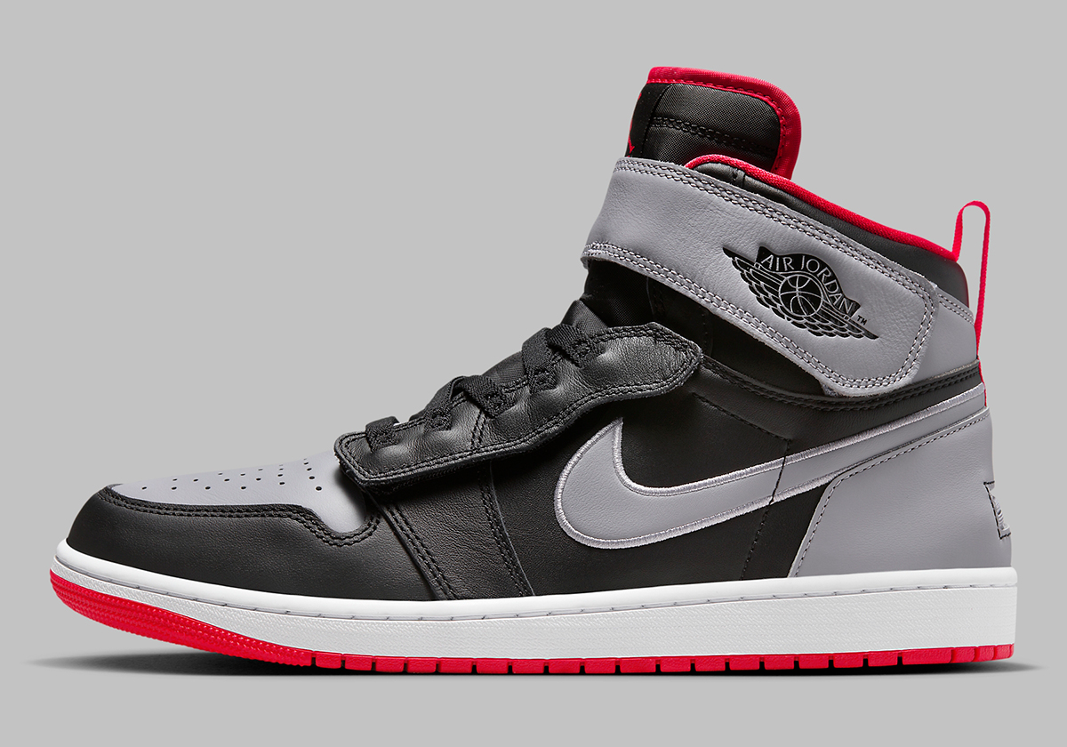 Air Jordan 1 Flyease Black Grey Red Cq3835 010 11