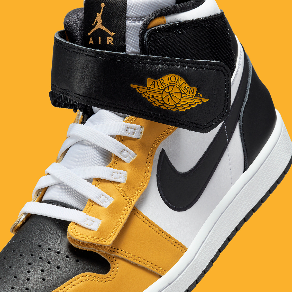 Air Jordan 1 Flyease Yellow Ochre Black Cq3835 107 11