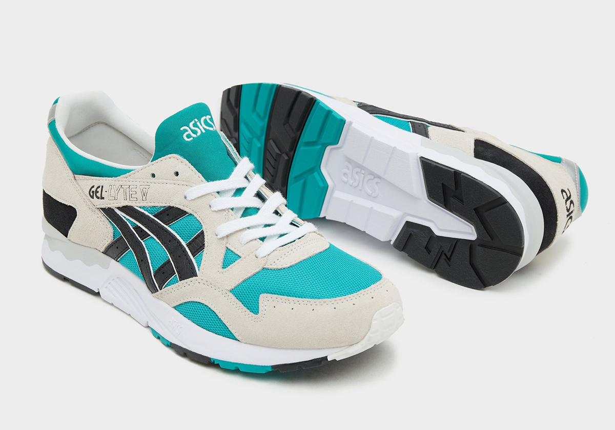 Asics Gel Lyte V Beige Teal Black 5