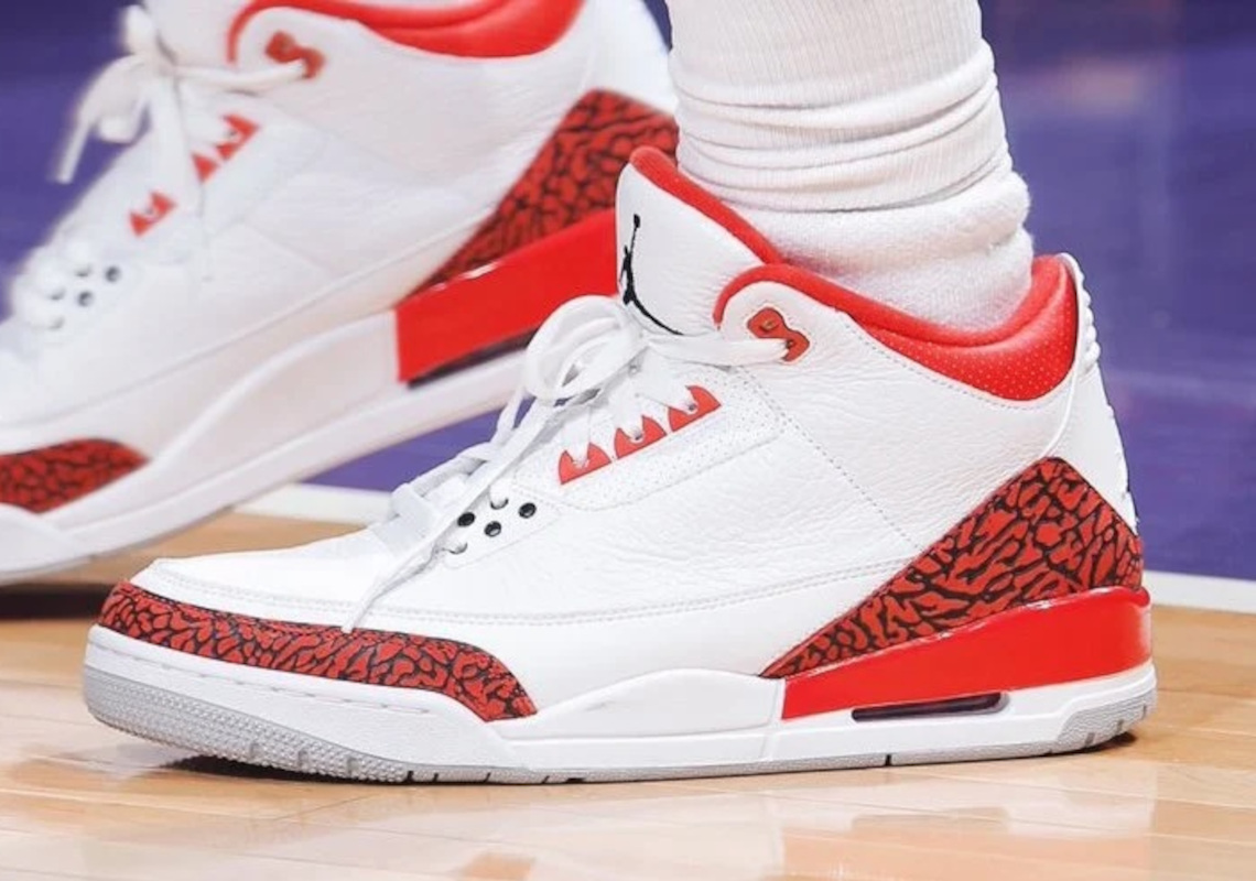 Chris Paul Air Jordan 3 Red Cement