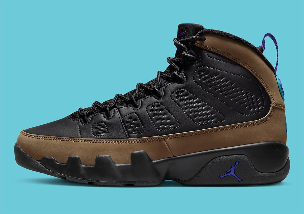 Jordan 9 Olive Aqua 2022