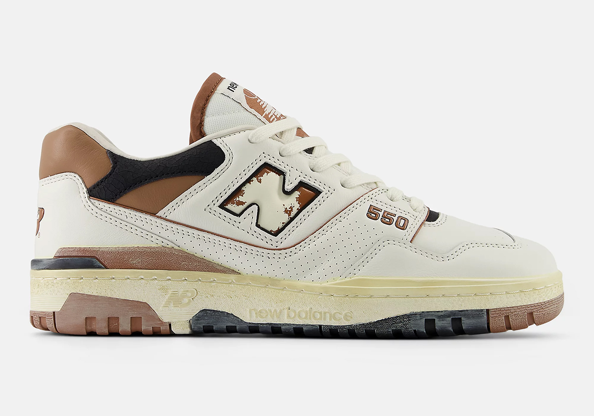 New Balance 550 Vintage White Brown Bb550vgc 6