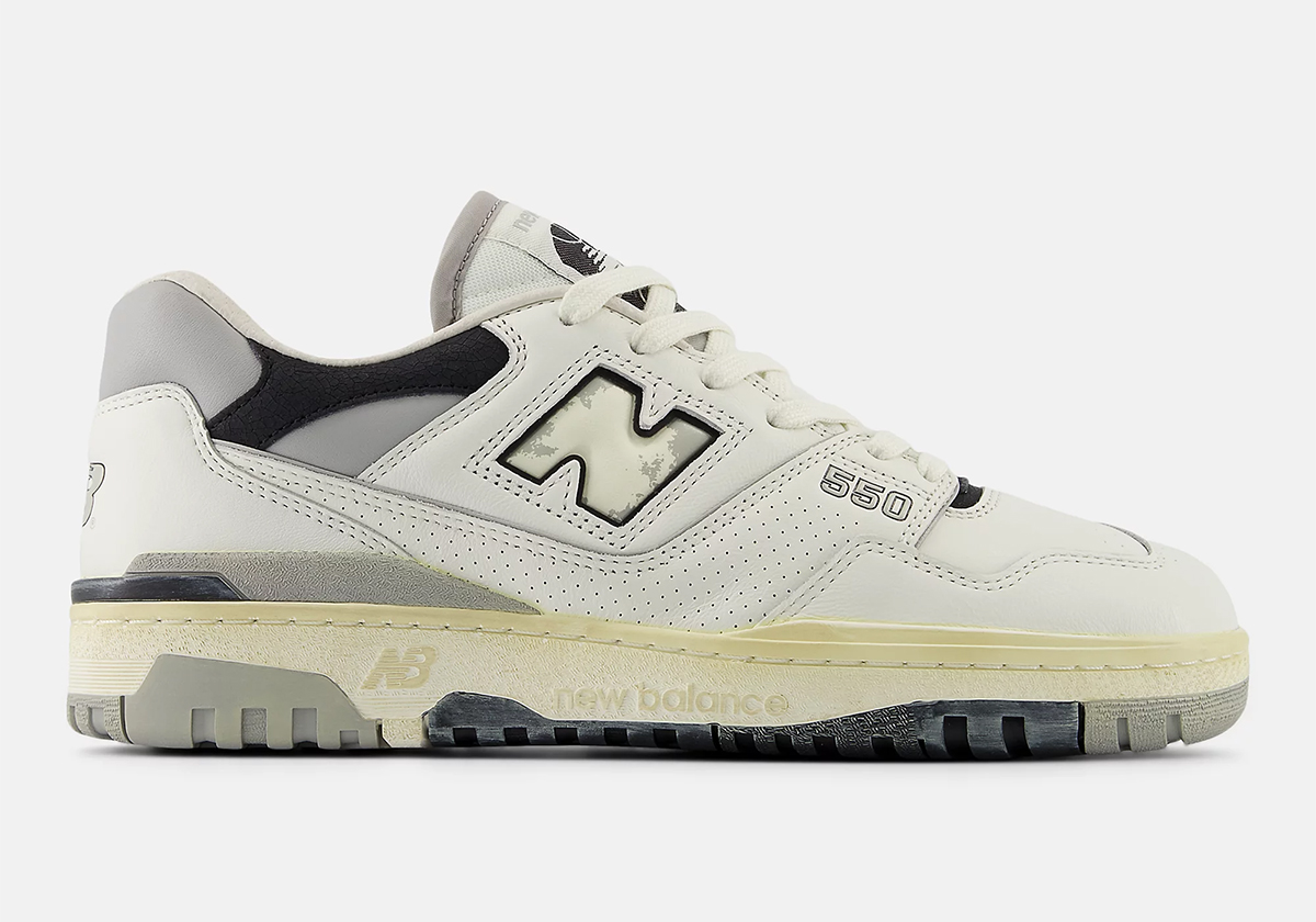 New Balance 550 Vintage White Grey Bb550vgb 6