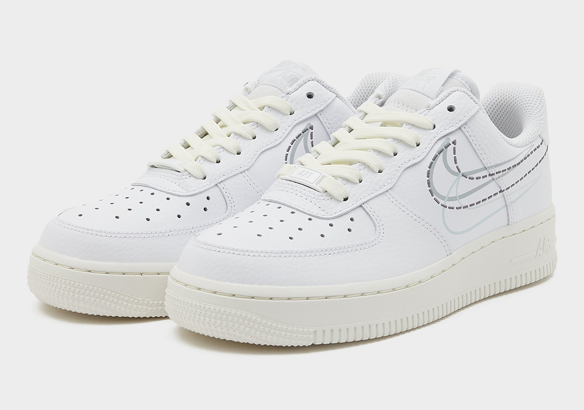 Nike Air Force 1 Low White Sail Multi Swoosh 4