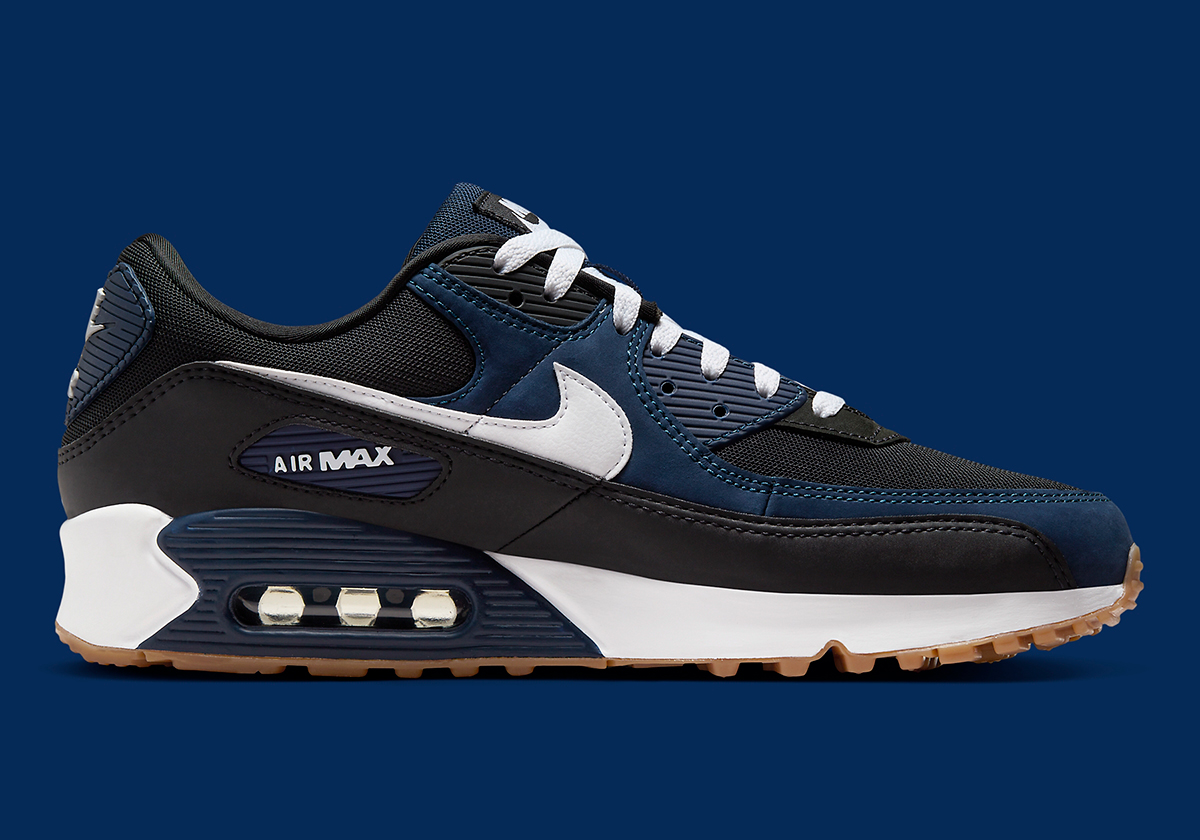 Nike Air Max 90 Midnight Navy Gum Fb9658 400 3