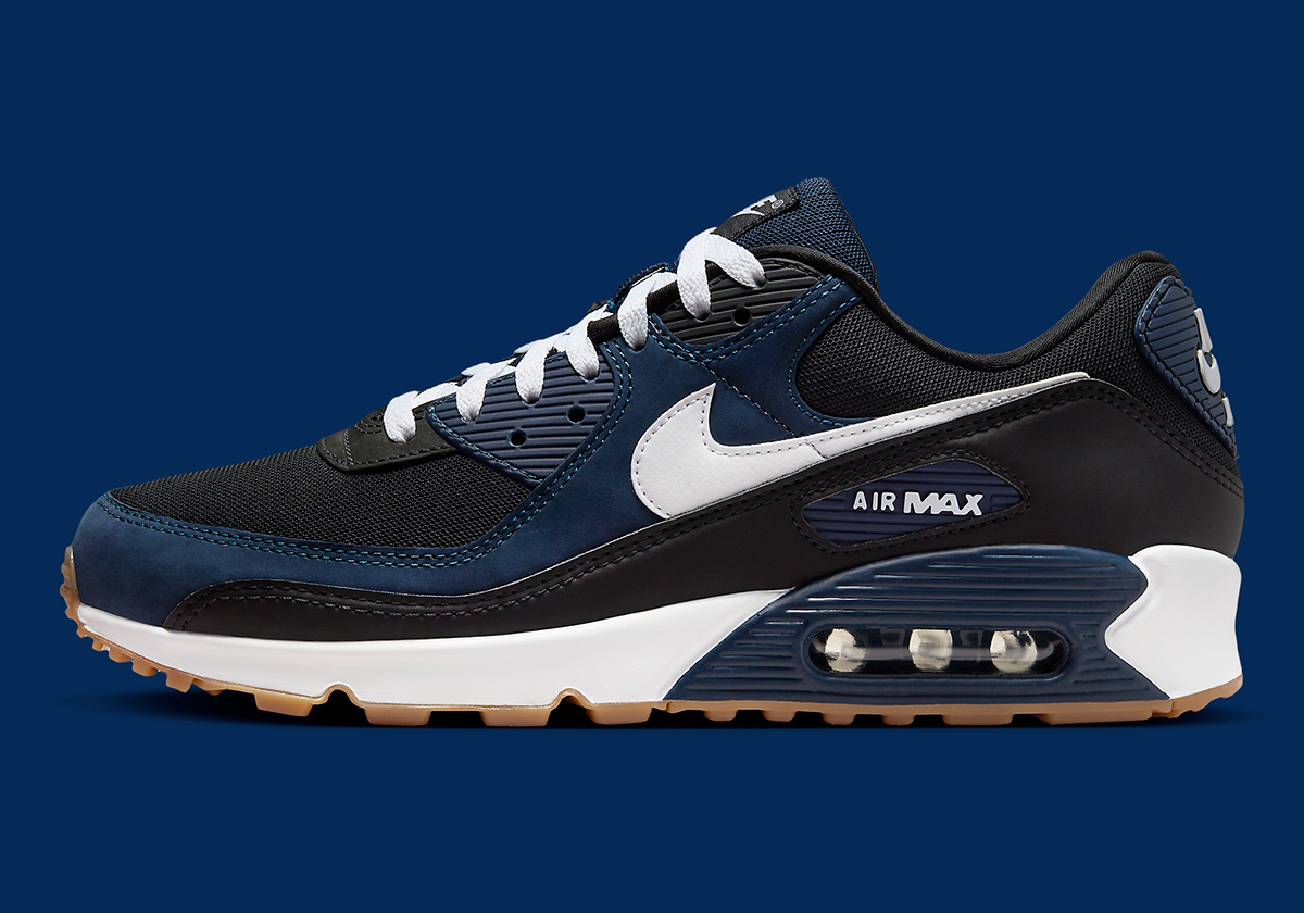 Nike Air Max 90 Midnight Navy Gum Fb9658 400 5