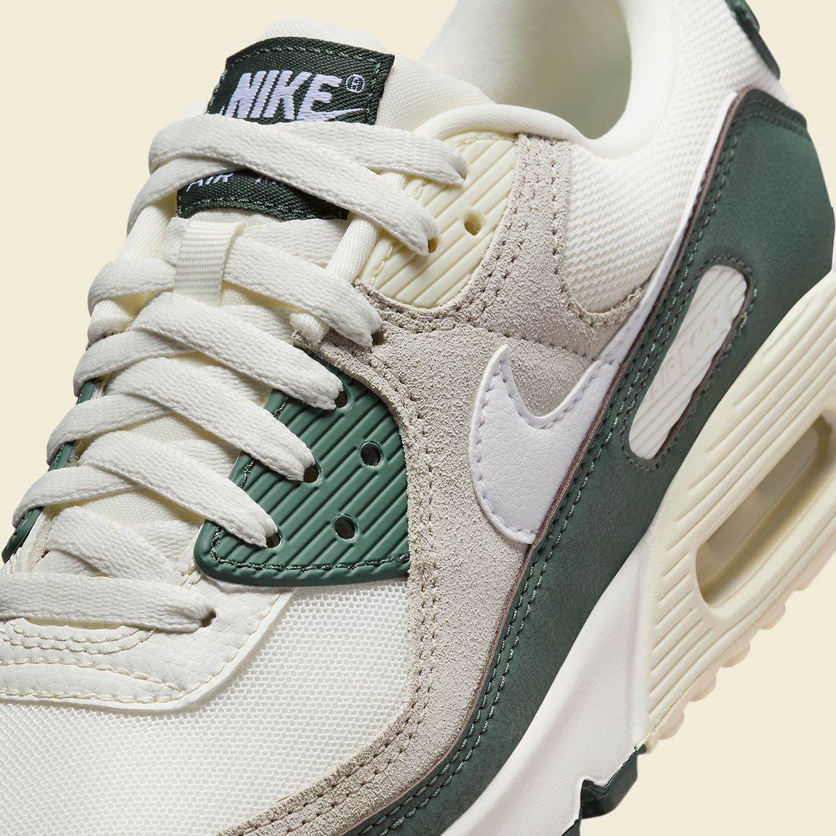 Nike Air Max 90 Womens Sail Vintage Green Coconut Milk White Fz5163 133 10