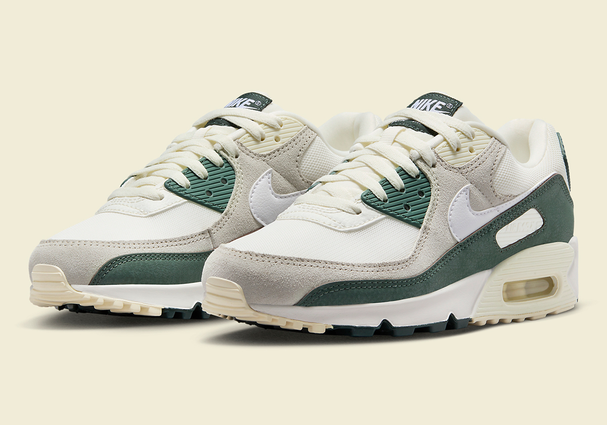 Nike Air Max 90 Womens Sail Vintage Green Coconut Milk White Fz5163 133 3