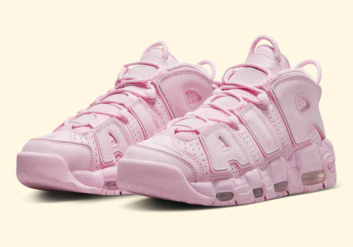 "Pink Foam" Douses The Nike Air More Uptempo