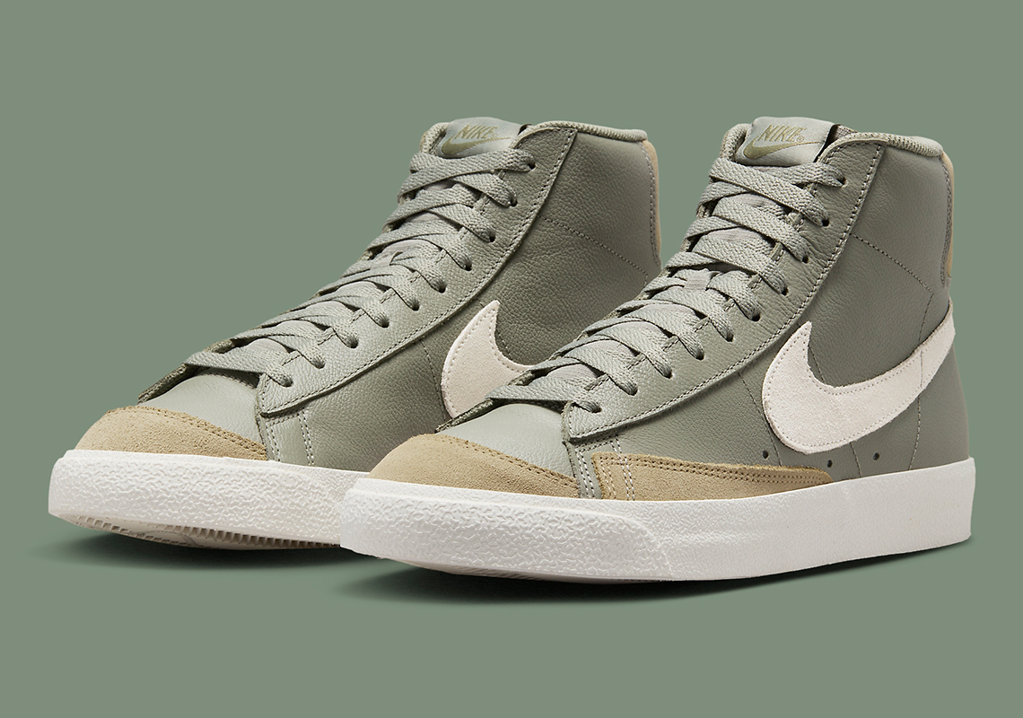 A Seasonal "Olive" Consumes The Nike Blazer Mid '77