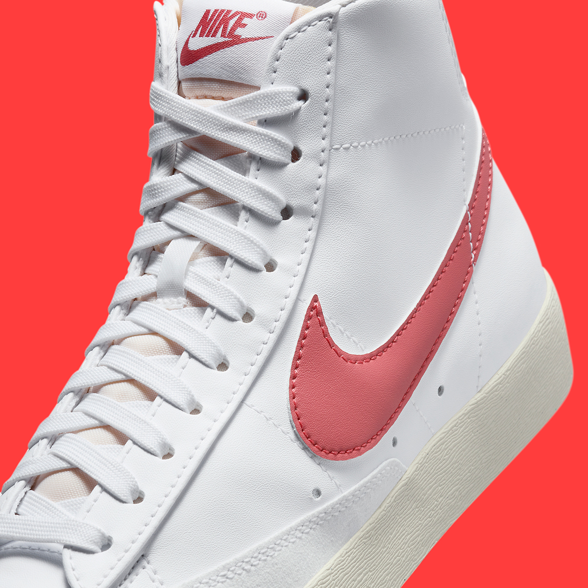 Nike Blazer Mid 77 Womens White Crimson Fz3626 100 8