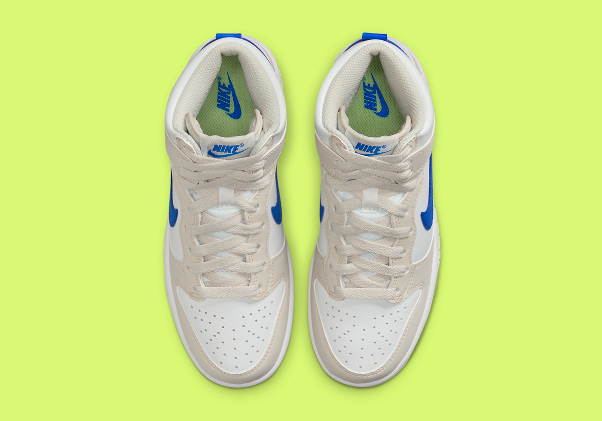 Nike Dunk High Gs Light Bone White Royal Db2179 113 3