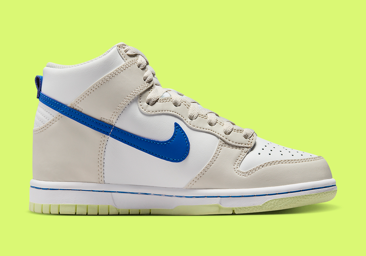 Nike Dunk High Gs Light Bone White Royal Db2179 113 7