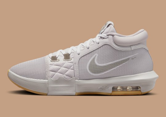 “Light Bone” And Gum Achieve A Minimalist Nike LeBron Witness 8