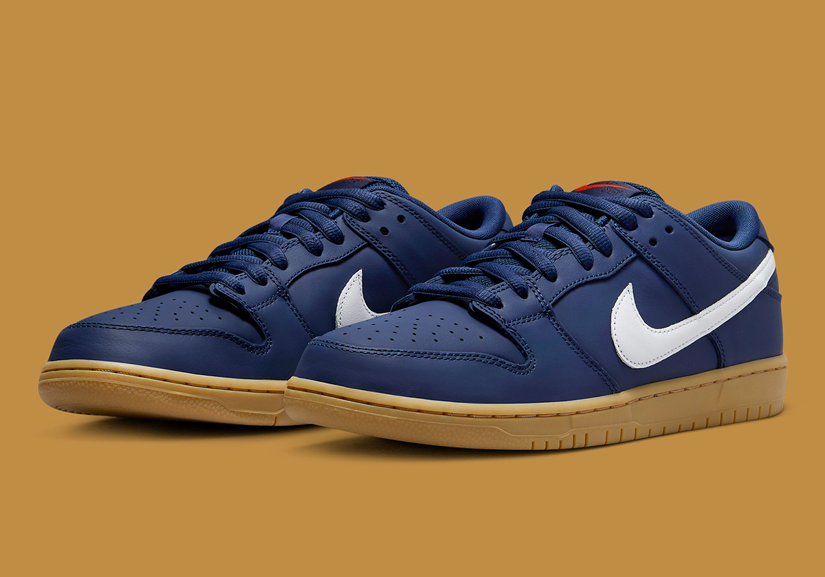 Official Images: Nike SB Dunk Low Orange Label "Navy/Gum"