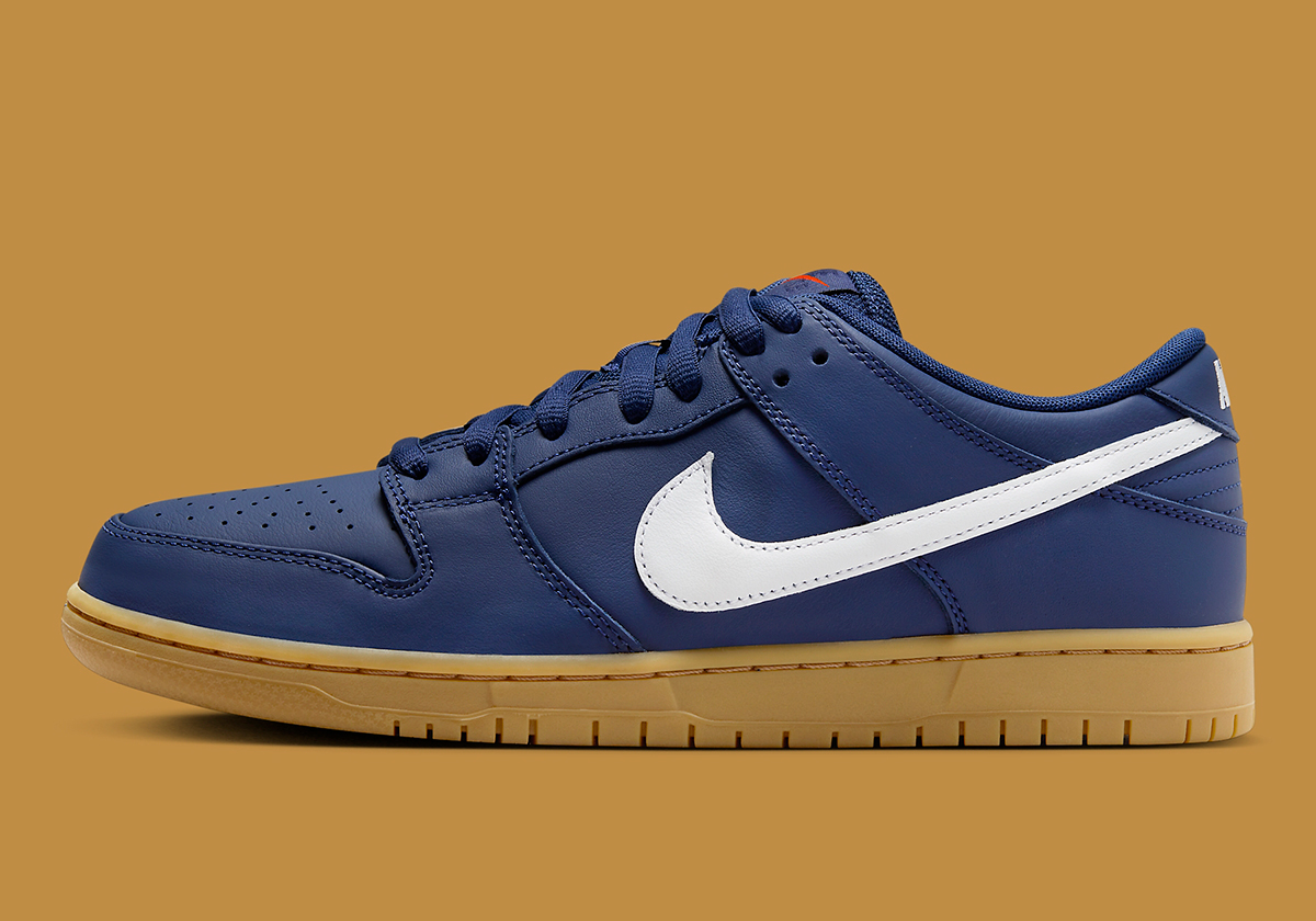 Nike Sb Dunk Low Navy Gum Orange Label Fj1674 400 3