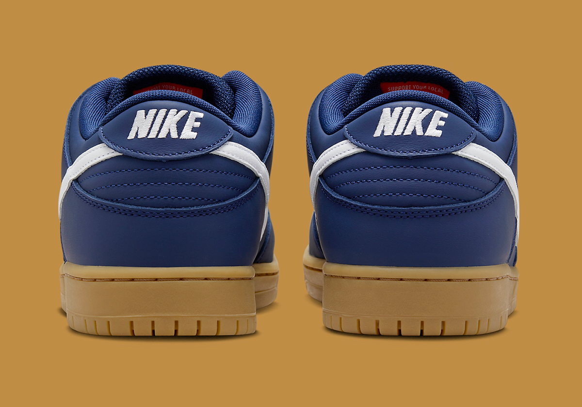 Nike Sb Dunk Low Navy Gum Orange Label Fj1674 400 4