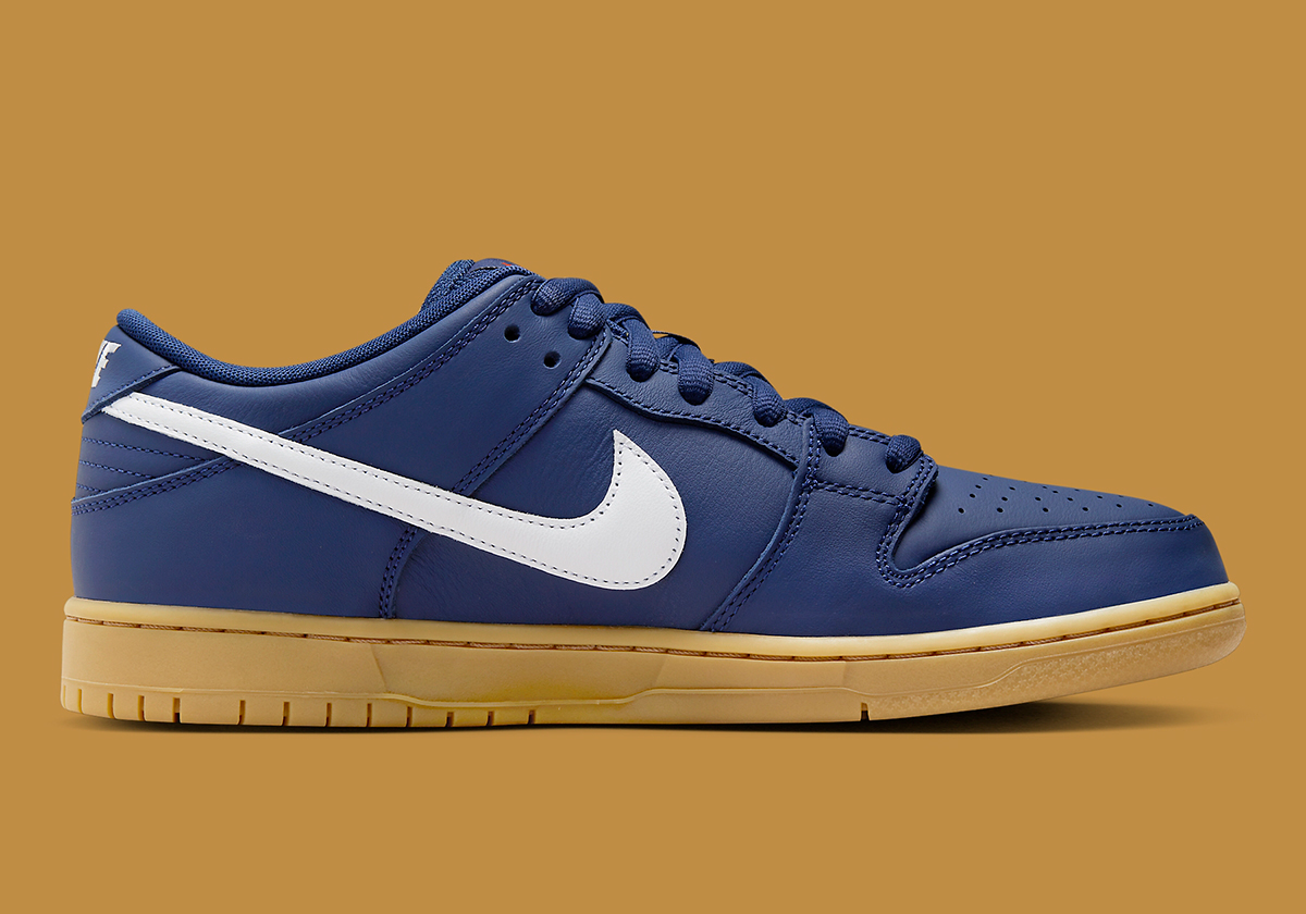 Nike Sb Dunk Low Navy Gum Orange Label Fj1674 400 7