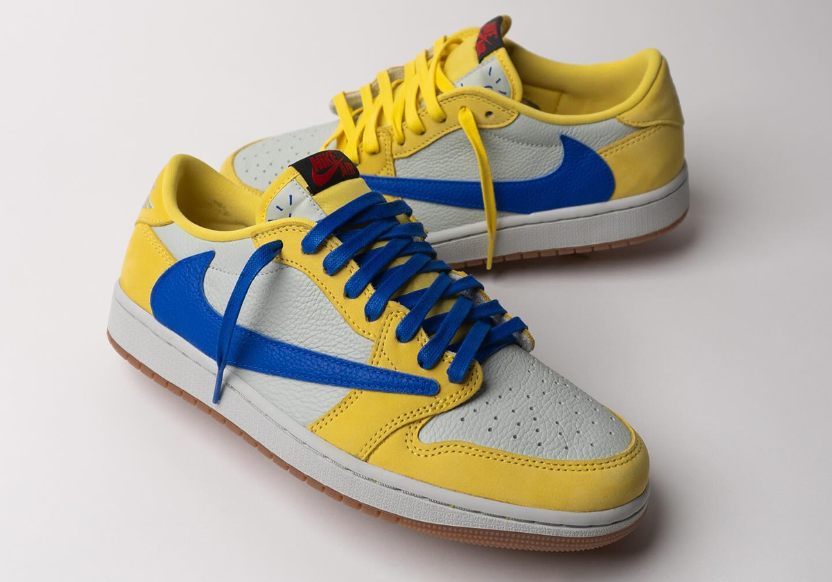 Travis Scott Air Jordan 1 Low Elkins Canary 7