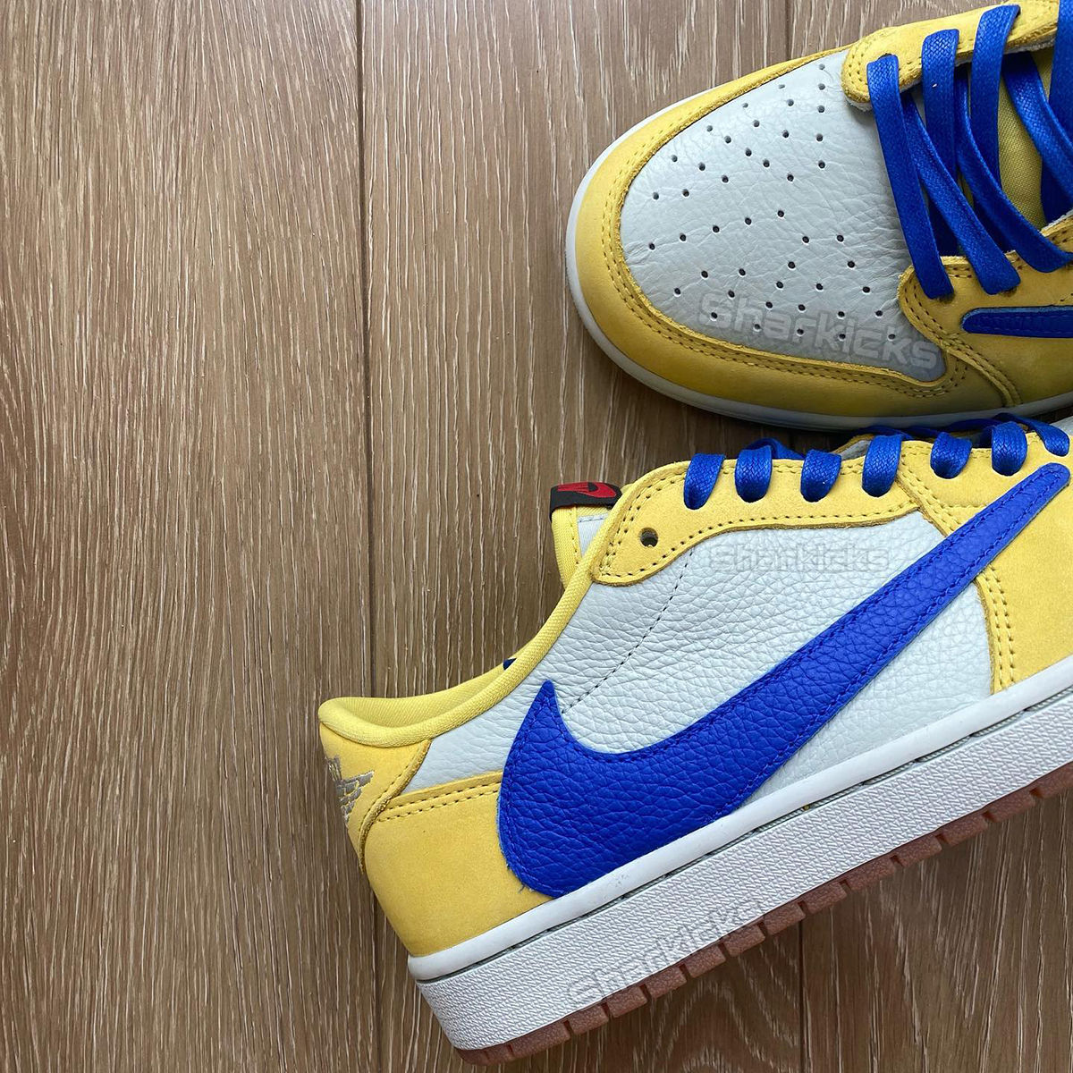 Travis Scott Jordan 1 Low Canary 2