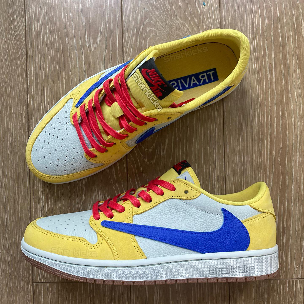 Travis Scott Jordan 1 Low Canary 6