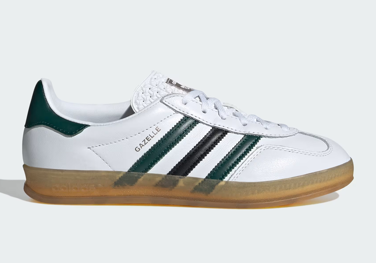 Adidas Gazelle Indoor Cloud White Collegiate Green Core Black Ie2957 2