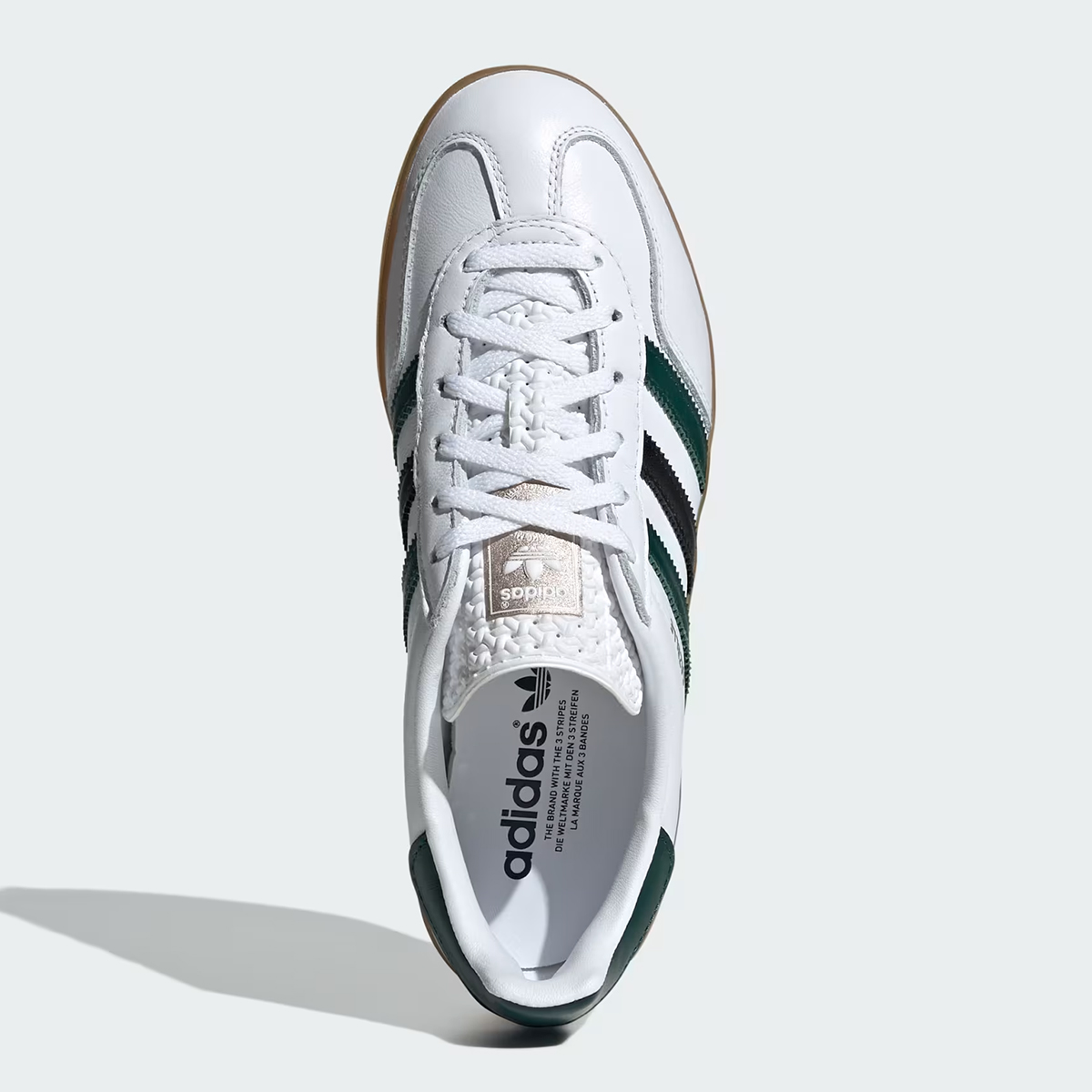 Adidas Gazelle Indoor Cloud White Collegiate Green Core Black Ie2957 3