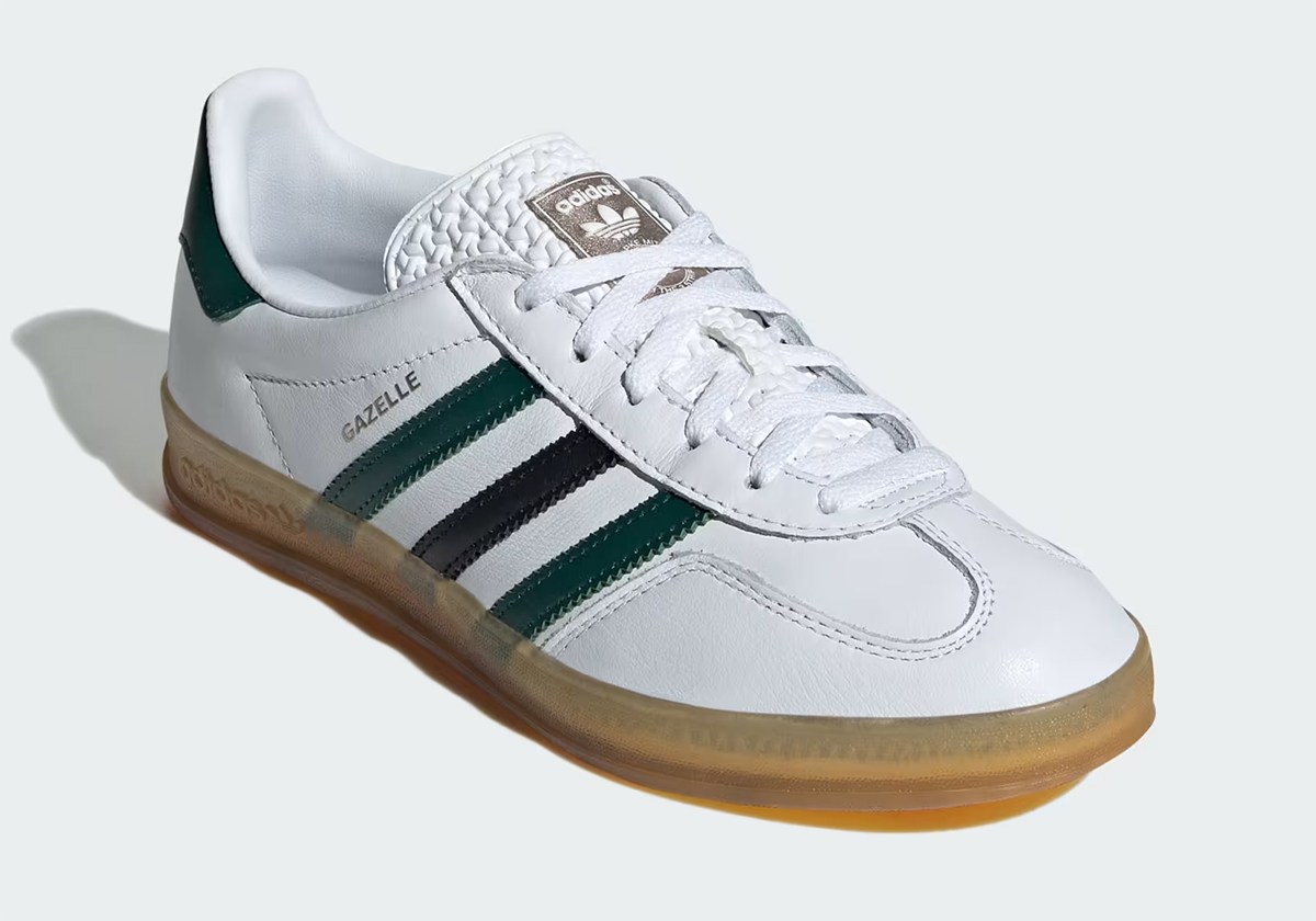 Adidas Gazelle Indoor Cloud White Collegiate Green Core Black Ie2957 4