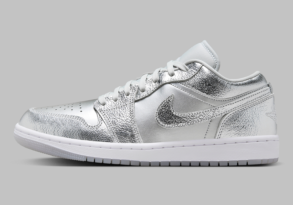 This Air Jordan 1 Low Gets Wrapped In Aluminum Foil