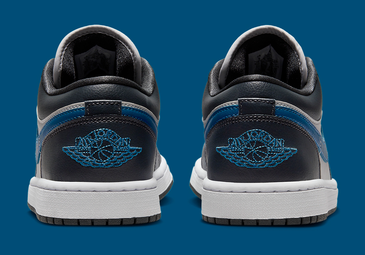 Air Jordan 1 Low Obsidian Grey French Blue 4