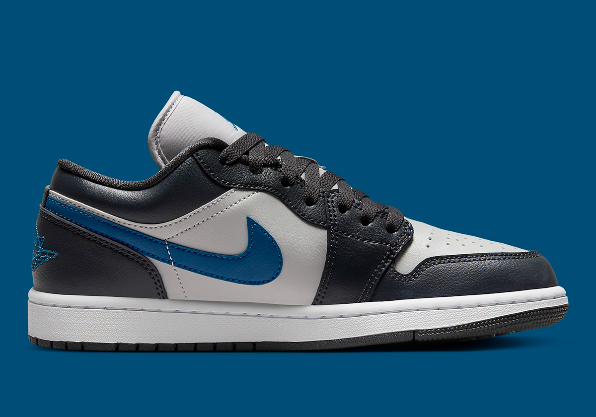 Air Jordan 1 Low Obsidian Grey French Blue 5