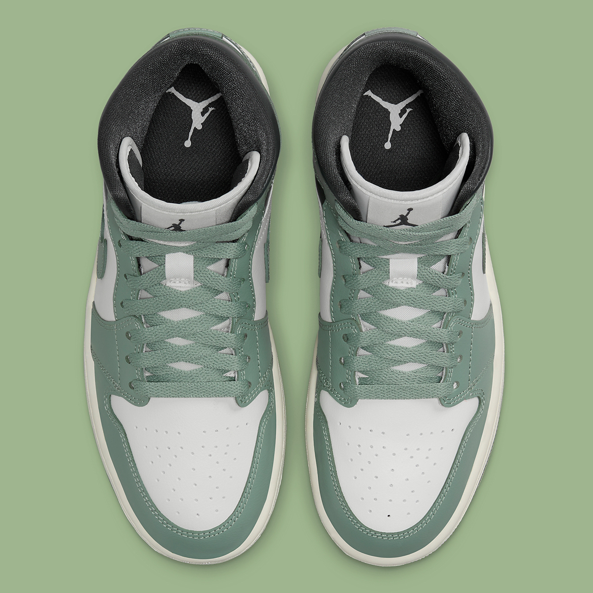 Air Jordan 1 Mid Womens Jade Smoke Bq6472 130 2