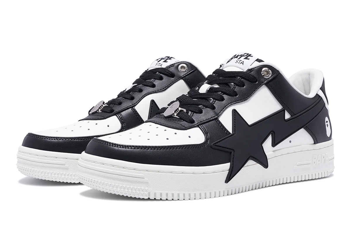 Bape Sta Oversized Black White 3