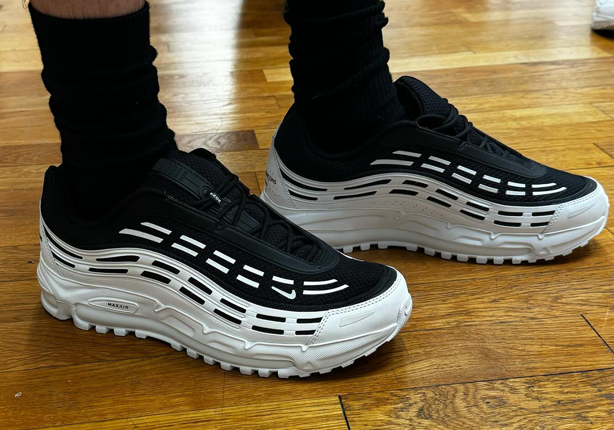 Cdg Nike Air Max Tl 2 5 White Black 1