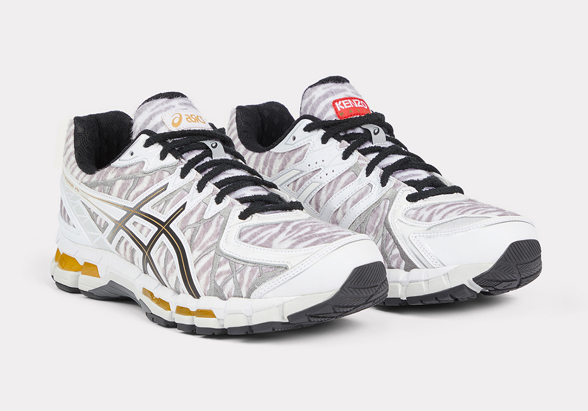 Kenzo By Nigo Asics Gel Kayano 20 White Gold 3